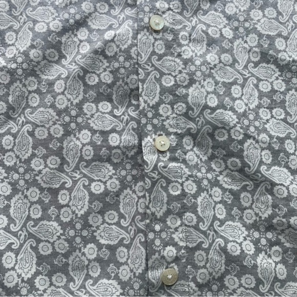 Men's Levi's Paisley Patterned Casual Button Down Collared Shirt - Picture 4 of 9